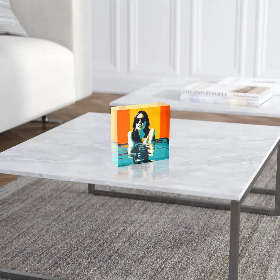 Acrylblock - Schwimmtag 6 Acrylblock - Schwimmtag – Bild 4