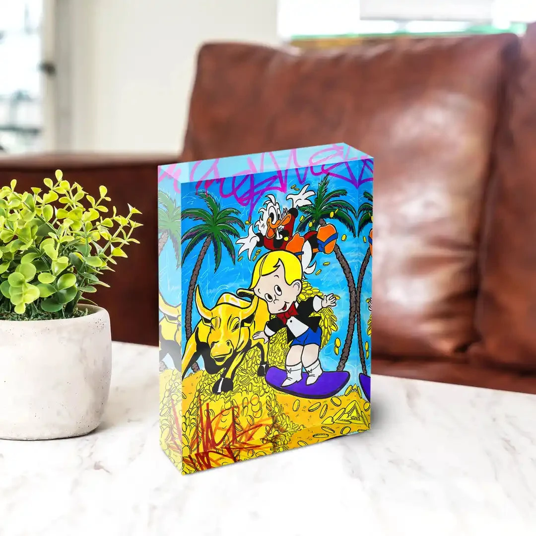 Acrylblock - A Day At The Beach 4 Acrylblock - A Day At The Beach – Bild 2