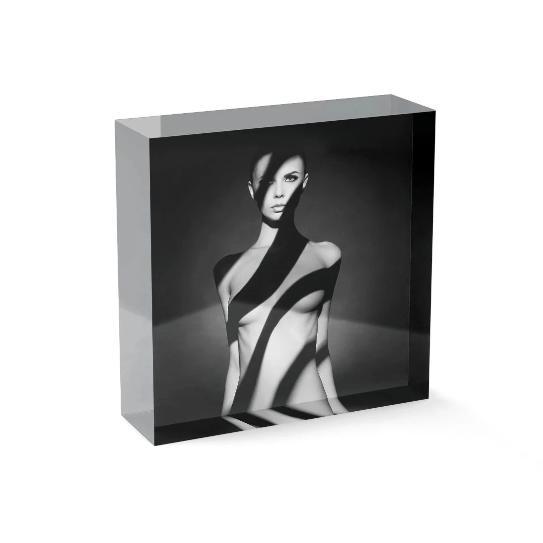 Acrylblock - Female Stripes 3 Acrylblock - Female Stripes