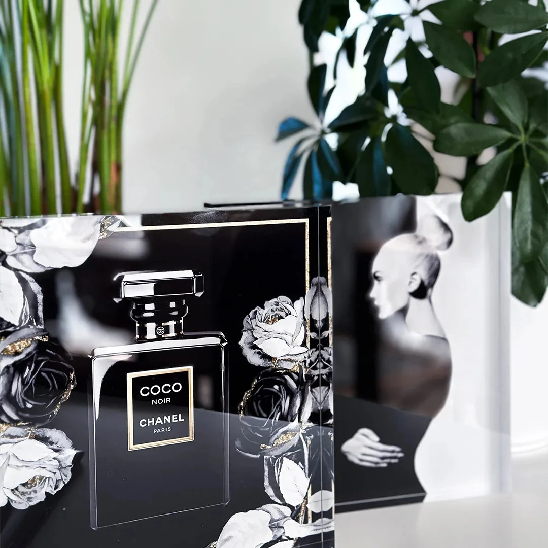 Acrylblock - Chanel On Flower 4 Acrylblock - Chanel On Flower – Bild 2