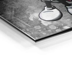 Balloon Power 22 Balloon Power -Artmind artmind premium wandbild flying micky maus luftballon xxl wall art bild detail brushed