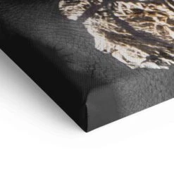 Gold View 23 Gold View -Artmind artmind premium wandbild golden face gerahmtes bild wall art detail leinwand