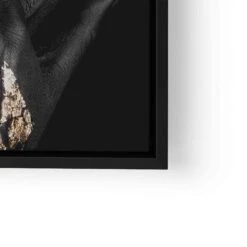 Gold View 24 Gold View -Artmind artmind premium wandbild golden face gerahmtes bild wall art lwrs