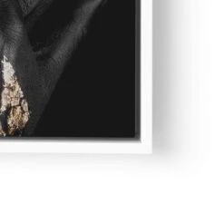 Gold View 25 Gold View -Artmind artmind premium wandbild golden face gerahmtes bild wall art lwrw