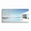 Ocean View 2 Ocean View -Artmind artmind premium wandbild meerblick am pool panorama bild canva leinwand