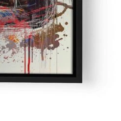 Queen Mona Lisa 24 Queen Mona Lisa -Artmind artmind xxl wandbilder bunte mona lisa premium wandbild gerahmt lwrs