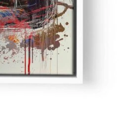 Queen Mona Lisa 25 Queen Mona Lisa -Artmind artmind xxl wandbilder bunte mona lisa premium wandbild gerahmt lwrw