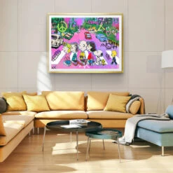 Family Walk - Galerieabzug 11 Family Walk - Galerieabzug -Artmind beatels bild snoopy wandbild artmind poster 3