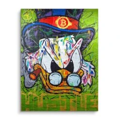 Hustle 17 Hustle -Artmind dagobert wandbild gemalt galerie brushed