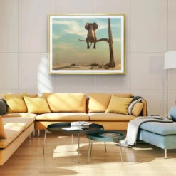 Easy One - Galerieabzug 11 Easy One - Galerieabzug -Artmind elefant baum wandbild artmind poster 3