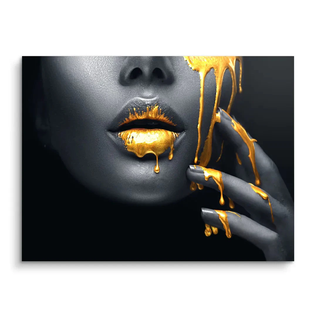 Golden Face - Galerieabzug 3 Golden Face - Galerieabzug