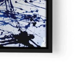 Blue Paint 24 Blue Paint -Artmind kreatives wandbild blau lwrs