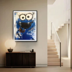 Krümelmonster - Galerieabzug -Artmind kruemel monster wandbild artmind poster 2