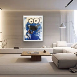 Krümelmonster - Galerieabzug -Artmind kruemel monster wandbild artmind poster 6