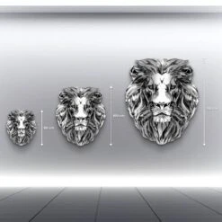 Chrome Power 15 Chrome Power -Artmind loewen wandbild chrom artmind artwork 5