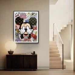 Love & Hate - Galerieabzug 10 Love & Hate - Galerieabzug -Artmind mickey pop art wandbild artmind poster 2