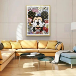 Love & Hate - Galerieabzug 11 Love & Hate - Galerieabzug -Artmind mickey pop art wandbild artmind poster 3