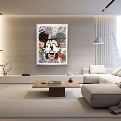 Love & Hate - Galerieabzug 12 Love & Hate - Galerieabzug -Artmind mickey pop art wandbild artmind poster 6