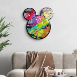 Souris Une 9 Souris Une -Artmind mickey wandbild freiform artmind kunstwerk 1