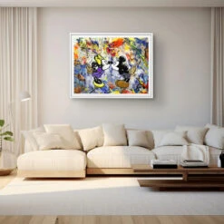 Kiss - Love - Galerieabzug 11 Kiss - Love - Galerieabzug -Artmind micki minnie pop art wandbild artmind poster 1