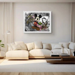 Get Rich - Galerieabzug 12 Get Rich - Galerieabzug -Artmind micky pop art wandbild artmind poster 1