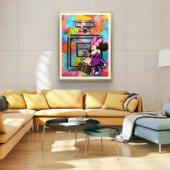 Shopping Love - Galerieabzug 10 Shopping Love - Galerieabzug -Artmind minnie maus chanel wandbild artmind poster 2