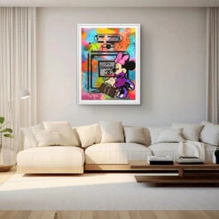 Shopping Love - Galerieabzug 12 Shopping Love - Galerieabzug -Artmind minnie maus chanel wandbild artmind poster 6