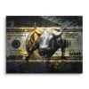 Wall Street Bull -Artmind motivationsbild bulle dollar aertmind boerse brushed