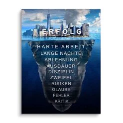 Stadt Des Erfolges - Deutsch 16 Stadt Des Erfolges - Deutsch -Artmind motivationsbild eisberg stadt brushed