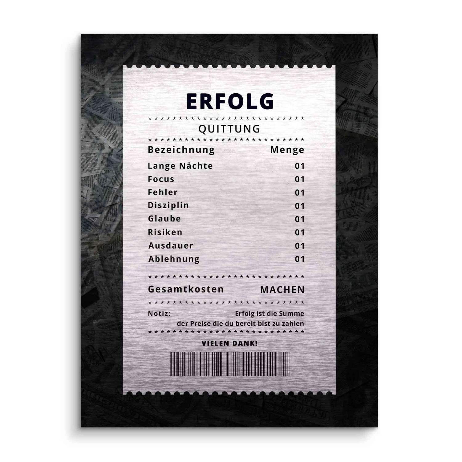 Quittung - Deutsch 4 Quittung - Deutsch – Bild 2