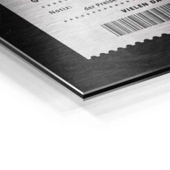 Quittung - Deutsch 24 Quittung - Deutsch -Artmind motivationsbild erfolg quittung detail brushed