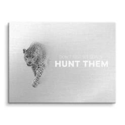 Hunt Your Goals 16 Hunt Your Goals -Artmind motivationsbild jaguar leinwand