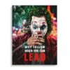 You Can Lead 1 You Can Lead -Artmind motivationsbild joker leinwand