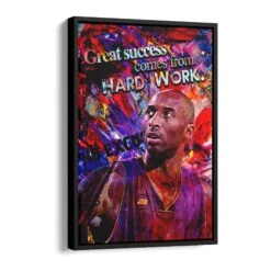 Great Success 17 Great Success -Artmind motivationsbild kobe bryant basketball schattenfugenrahmen