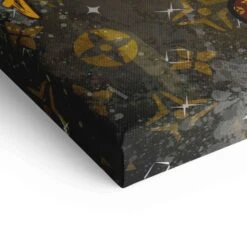 Gold - Rich 19 Gold - Rich -Artmind motivationsbild micky maus get rich detail leinwand