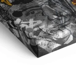 Get Rich 21 Get Rich -Artmind motivationsbild micky maus pop art detail leinwand