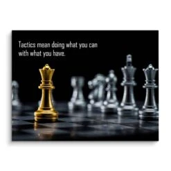 Do What You Can 16 Do What You Can -Artmind motivationsbild schachfiguren brushed