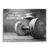 Stop Complaining 2 Stop Complaining -Artmind motivationsbild sport leinwand