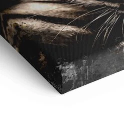 Enjoy Life 23 Enjoy Life -Artmind motivationsbild tiger artmind kunstwerk detail leinwand