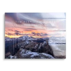 The Best View 15 The Best View -Artmind motivationsbild view acryl