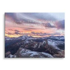 The Best View 16 The Best View -Artmind motivationsbild view leinwand