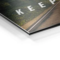 Keep Going 22 Keep Going -Artmind motivationsbild waldstrasse detail brushed