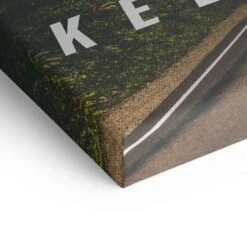 Keep Going 23 Keep Going -Artmind motivationsbild waldstrasse detail leinwand