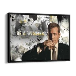 Be A Winner 18 Be A Winner -Artmind motivationsbild winner schattenfugenrahmen