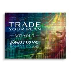 Trade Your Plan 16 Trade Your Plan -Artmind motivatiosnbild boerse stier trade your plan brushed