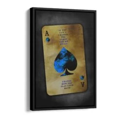 Play Your Hand 17 Play Your Hand -Artmind motivatiosnbild goldene ass peak karte schattenfugenrahmen 538bfd32 710c 49ad 8ba4 8ac6c55a1506