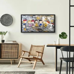 The P-Team 17 The P-Team -Artmind peanuts baseball teamwork snoopy charliebrown kunst artmind wandbild 009063 8