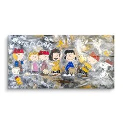 The P-Team 15 The P-Team -Artmind peanuts baseball teamwork snoopy charliebrown kunst artmind wandbild 009063 gallery bond glas acryl