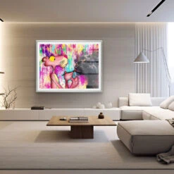 Paint Panther - Galerieabzug 10 Paint Panther - Galerieabzug -Artmind pink panther wandbild artmind poster 6