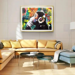 Keep Cool - Music - Galerieabzug 11 Keep Cool - Music - Galerieabzug -Artmind pop art affee wandbild artmind poster 3